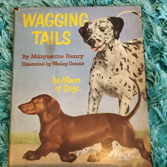 1955 wagging tails h/c book m. Henry - Picture 1 of 5